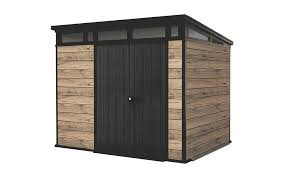 Professional Signature DecoCoat Modern Storage Shed Installation Installation Service