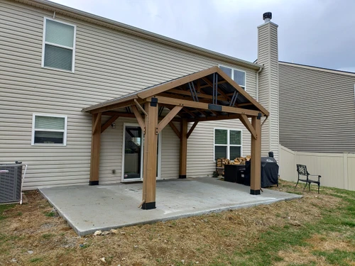 Yardistry Wood Pavilion installed by a HandyBuddy expert in Lebanon, TN · Mar 2026