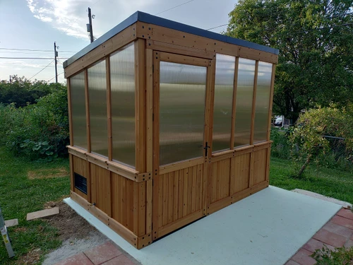 Backyard Discovery Willow Greenhouse assembled by a HandyBuddy expert in Lexington, KY · Jun 2025