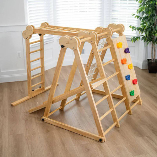 Chestnut Indoor | Outdoor Foldable Jungle Gym Assembly