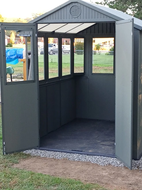 Keter Darwin 6x8 Potting Shed installed by a HandyBuddy expert in Manchester, CT · Sep 2025
