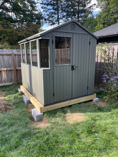 Keter Darwin 6x8 Potting Shed installed by a HandyBuddy expert in Lancaster, PA · Aug 2025