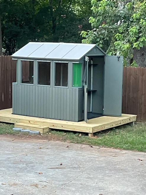 Keter Darwin 6x8 Potting Shed installed by a HandyBuddy expert in Charlotte, NC · Aug 2025