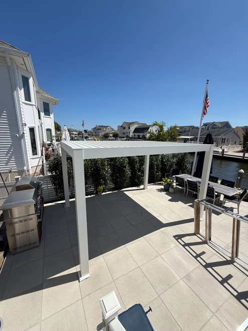 FLEXPATiO POWER+ PRO Gen 2 Motorized Pergola installed by a HandyBuddy expert in Point Pleasant Boro, NJ · Aug 2026