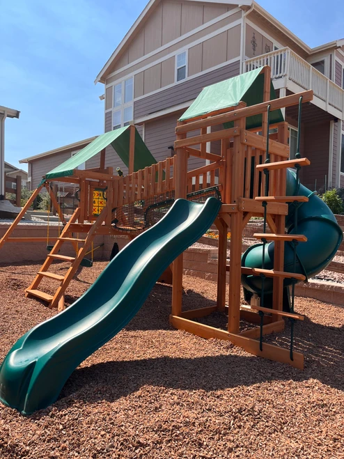 Gorilla Playsets High Point Deluxe Swing Set assembled by a HandyBuddy expert in Colorado Springs, CO · Aug 2025