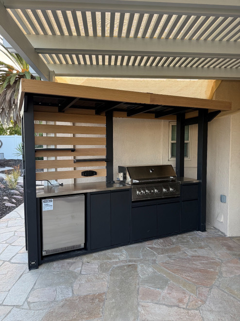 Backyard Discovery Fusion Flame Outdoor Kitchen installed by a HandyBuddy expert in Oceanside, CA · Sep 2026