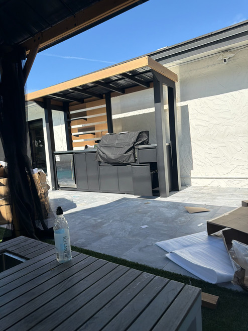 Backyard Discovery Fusion Flame Outdoor Kitchen installed by a HandyBuddy expert in Fort Lauderdale, FL · May 2026
