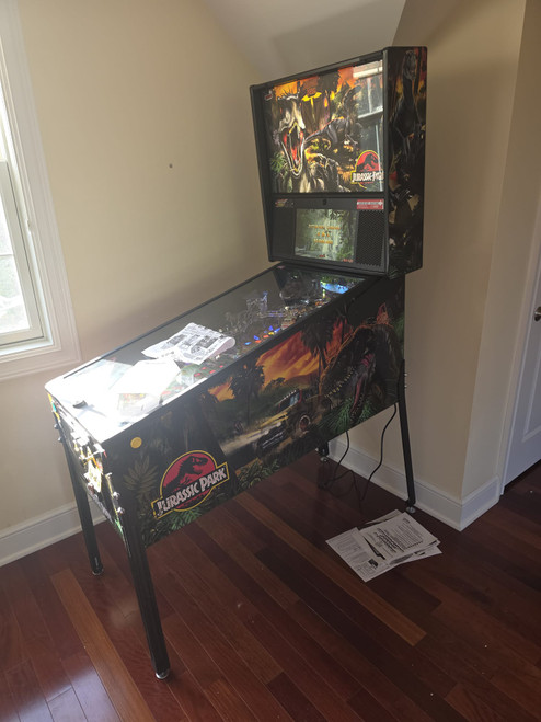 Stern Pinball Jurassic Park Pinball Machine assembled by a HandyBuddy expert in Saint James, NY · May 2026