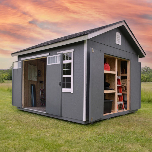 Easemont 10x12 Wood Shed Installation