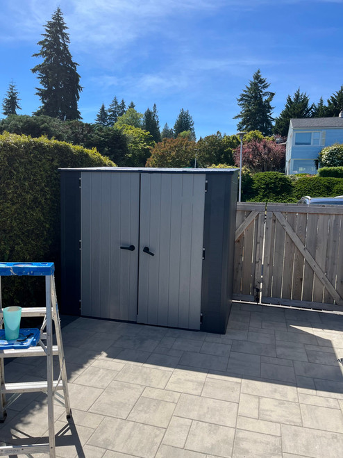Suncast Modern Storage Shed assembled by a HandyBuddy expert in Lake Forest Park, WA · Jun 2026