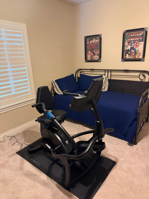 Teeter FreeStep LT7 Recumbent Cross Trainer assembled by a HandyBuddy expert in Friendswood, TX · May 2026