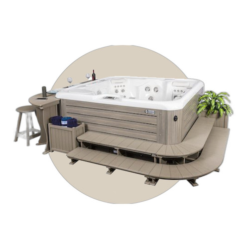A&B Outdoor Hot Tub Surround