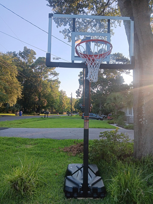 Lifetime 54" Mammoth Portable Basketball Hoop w/ Tempered Glass assembled by a HandyBuddy expert in Charleston, SC · Jul 2025
