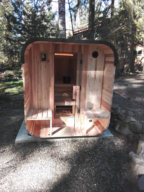 Backyard Discovery Lennon Outdoor Cube Sauna assembled by a HandyBuddy expert in Rhododendron, OR · Feb 2026