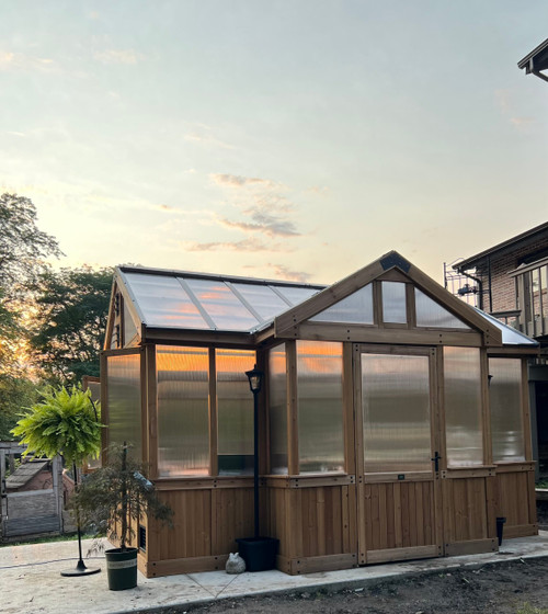 Backyard Discovery Savannah 14.5x12 Greenhouse assembled by a HandyBuddy expert in Rockford, IL · Aug 2026
