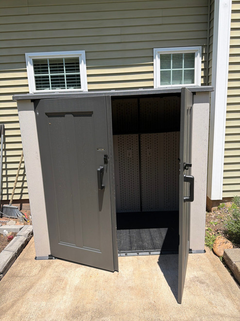 Lifetime Outdoor Utility Storage Shed installed by a HandyBuddy expert in Hillsborough, NJ · Apr 2026