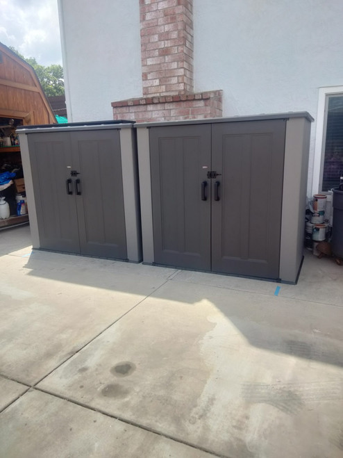 Lifetime Outdoor Utility Storage Shed installed by a HandyBuddy expert in Elk Grove, CA · Apr 2026