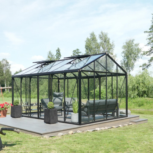 Vego Garden Classic 10.3' x 10.3' Glass Greenhouse