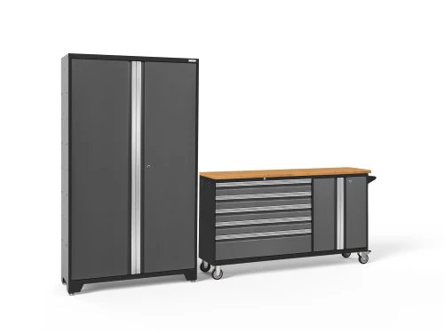 New Age Products Bold Series 2PC Garage Cabinetry Set