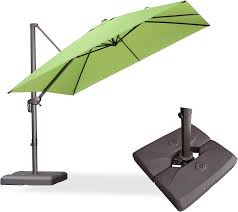 Purple Leaf Square Cantilever Umbrella