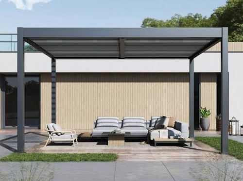 Lugano Louvered Pergola Assembly