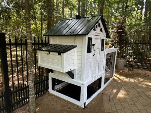 Backyard Discovery Cedar Roost White Chicken Coop assembled by a HandyBuddy expert in Conroe, TX · Jul 2026