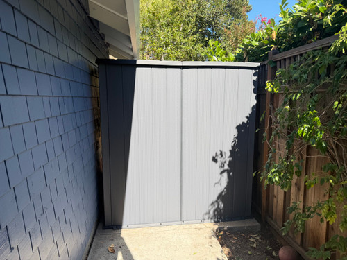 Cortina Fortis Vertical XL Storage Shed assembled by a HandyBuddy expert in Palo Alto, CA · Sep 2026