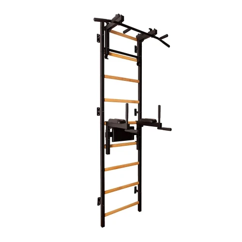 Fitness black stall bar for home, room - BenchK 732 Assembly