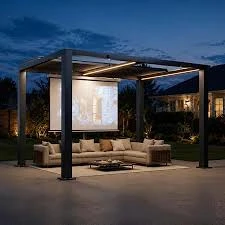 9' x 12' Motorized Louvered Pergola Installation