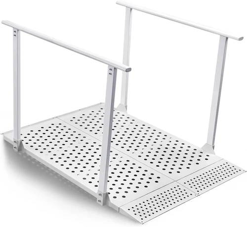 SteelX™ Carbon Steel Wheelchair Ramp with Handrails