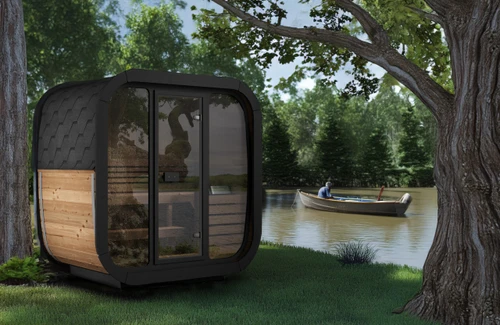 Cube-Series CL4G Outdoor Home Sauna Assembly