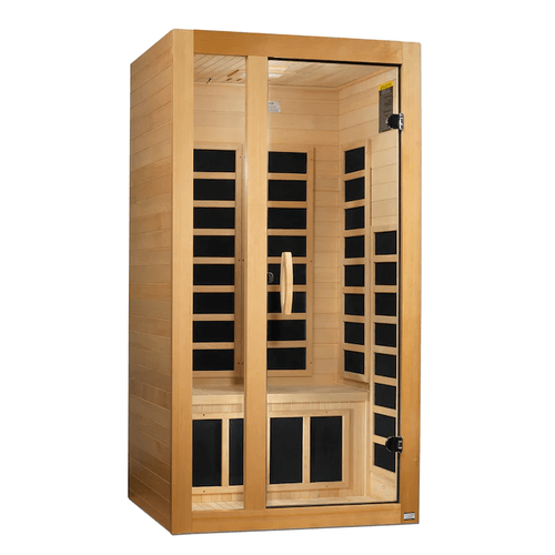 Dynamic Gracia 1-2-person Low EMF FAR Indoor Infrared Sauna + Red Light Therapy | DYN-6119-01 Assembly