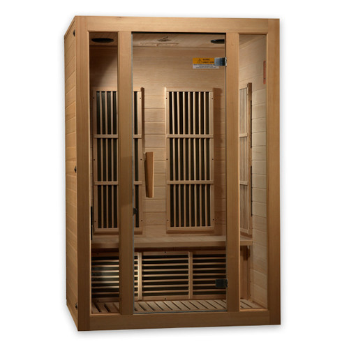 Maxxus Seattle 2-Person Near Zero EMF FAR Indoor Infrared Sauna + Red Light Therapy | MX-J206-01-ZF Assembly