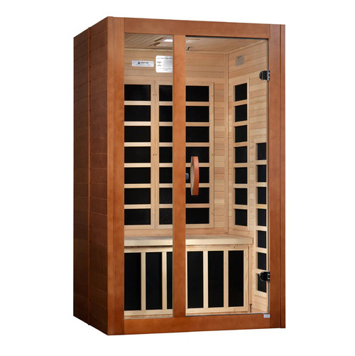 Dynamic Santiago Elite 2-person Ultra Low EMF FAR Indoor Infrared Sauna + Red Light Therapy | DYN-6209-02 Elite Assembly