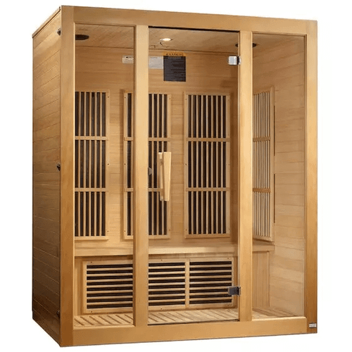 Bellevue 3-Person Low EMF FAR Indoor Infrared Sauna + Red Light Therapy | MX-J306-01 Assembly
