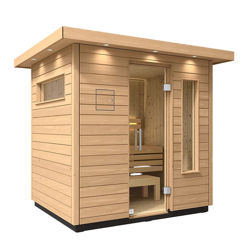 C2 Outdoor Traditional Sauna Kit – Douglas Fir | Up to 6 Persons Assembly