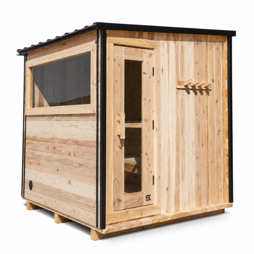 USA Made 2 Person Summit Outdoor Traditional Sauna | SK-SUMMIT-2P Assembly