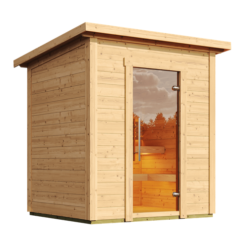 4-Person Outdoor Traditional Cabin Sauna | Model G2 Assembly