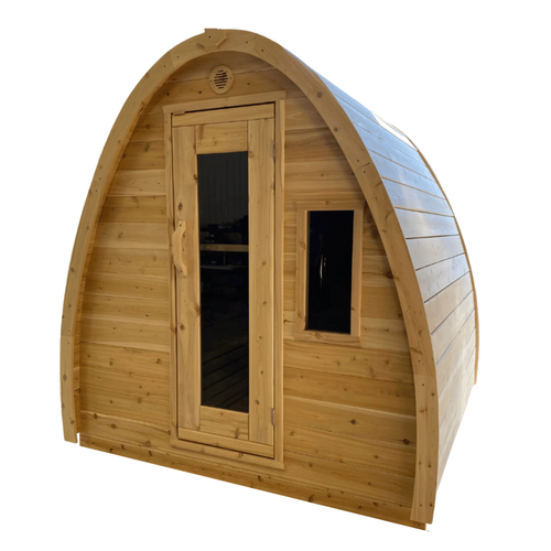 Canadian Made 4-8 Person Outdoor Traditional Pod Sauna Assembly