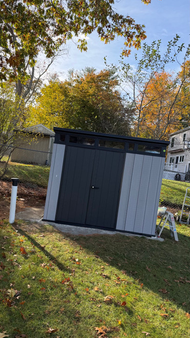 Keter Artisan Storage Shed installed by a HandyBuddy expert in Wilmington, MA · Oct 2025