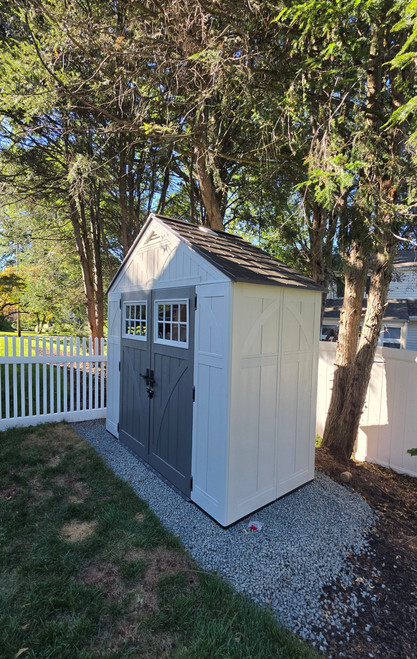 Suncast Tremont Storage Shed assembled by a HandyBuddy expert in West Hartford, CT · Aug 2026