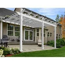 New England Arbors Valencia Attached 12x16 Pergola