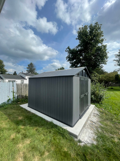 Keter Stronghold Storage Shed assembled by a HandyBuddy expert in Rochester, NY · Aug 2026