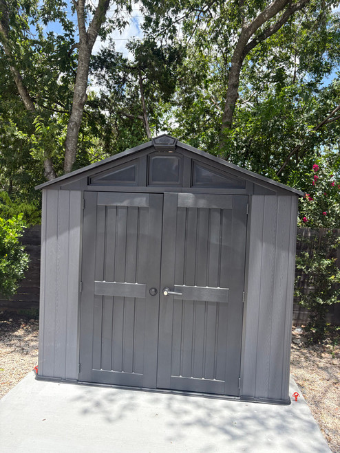 Keter Stronghold Storage Shed assembled by a HandyBuddy expert in Austin, TX · Jul 2026