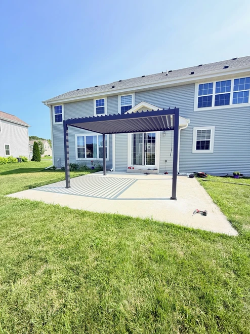 Mirador Outdoor 111DA Pergola assembled by a HandyBuddy expert in Menomonee Falls, WI · Aug 2026