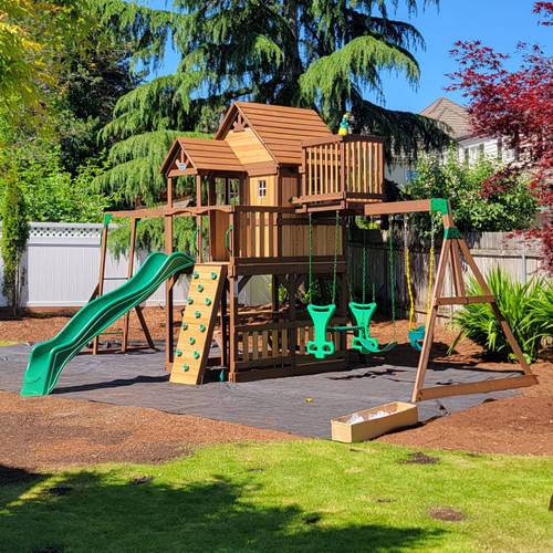 Skyfort II Swing Set Installation