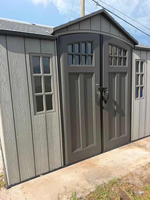Lifetime 8' x 10' Storage Shed installed by a HandyBuddy expert in Orlando, FL · Aug 2026