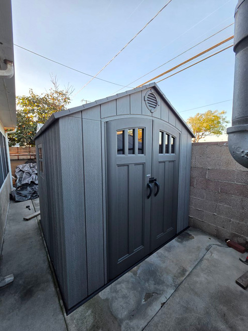 Lifetime 8' x 10' Storage Shed installed by a HandyBuddy expert in Carson, CA · Jun 2025