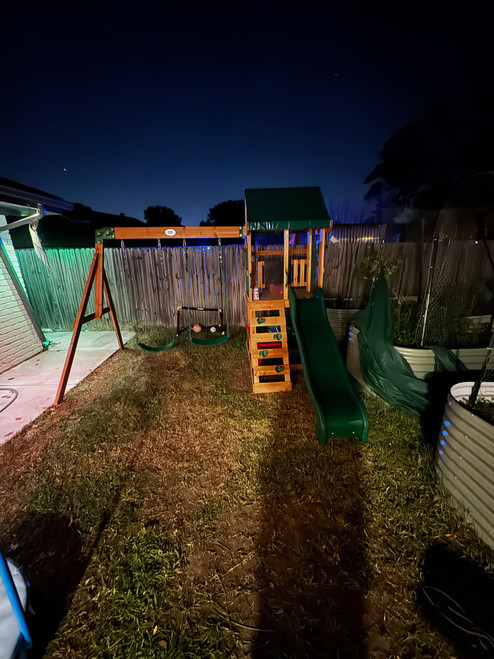 Backyard Discovery Buckley Hill Wooden Swing Set installed by a HandyBuddy expert in Fort Worth, TX · Dec 2025