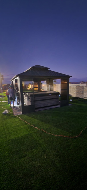 Purple Leaf Outdoor Sunroom Screen House Gazebo installed by a HandyBuddy expert in Henderson, NV · Oct 2025
